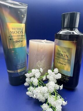 Bath & Body Works To The Moon Blue Gradient Body Cream & Wash